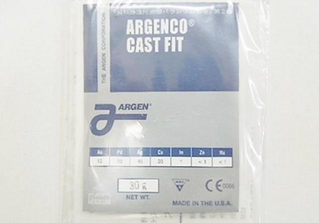 歯科用12%金パラ アージェンコ キャスト フィット